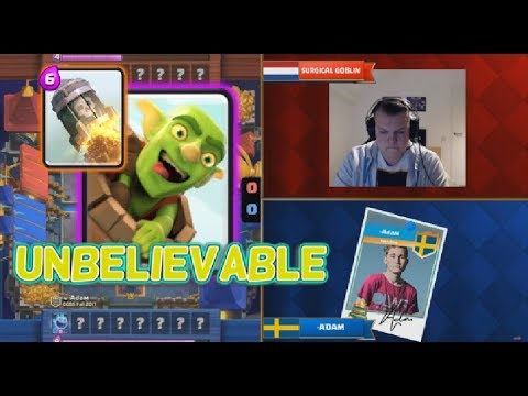 [GG] Surgical Goblin VS Adam – 2017 Clash Royale Crown Championship Fall EU Top 10 W3